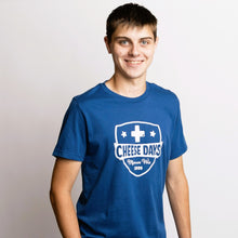 Load image into Gallery viewer, #2026 - Unisex T SHIELD CROSS Cool Blue
