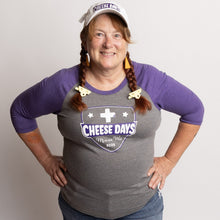 Load image into Gallery viewer, #2026 - Ladies SHIELD CROSS Raglan 3/4 Sleeve
