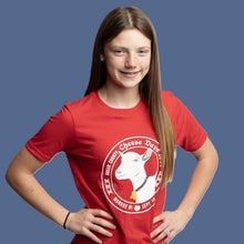 Load image into Gallery viewer, #2026 - Unisex BUTTON LOGO T Red
