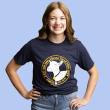 Load image into Gallery viewer, #2026 - Unisex BUTTON LOGO T Navy
