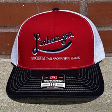 Load image into Gallery viewer, #2026 - Cap Red White Navy Limburger
