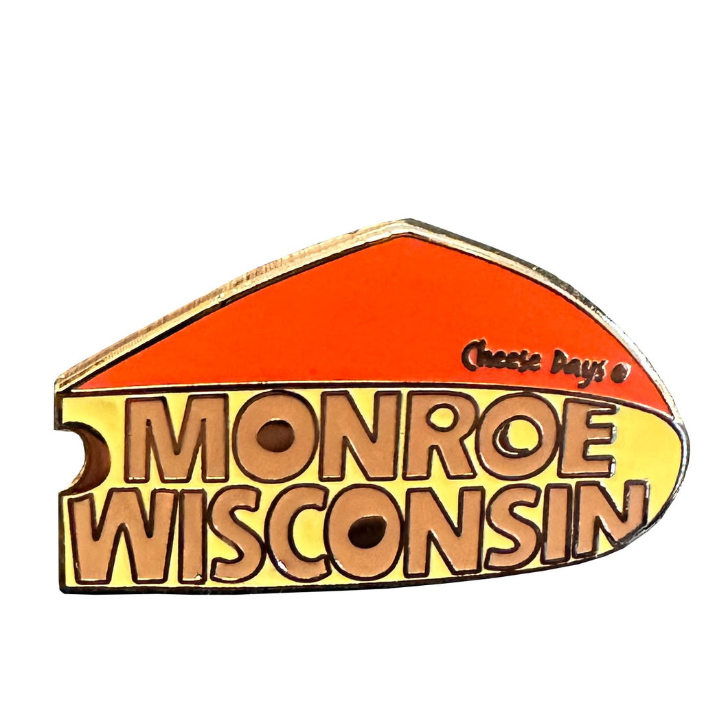 2024 - Pin - Cheese Wedge Monroe Wisconsin