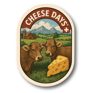 #2026 - Sticker Brown Swiss Cows