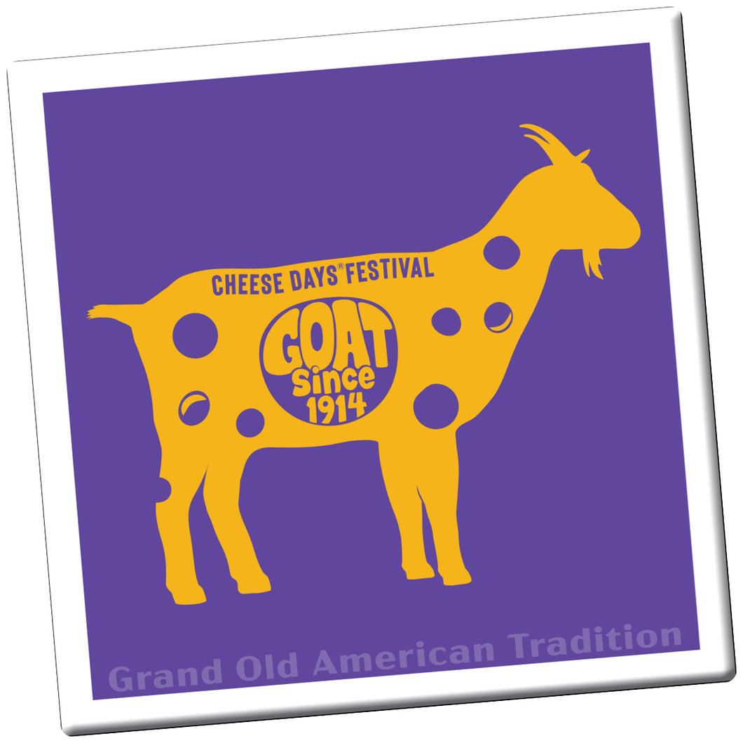 #2026 - Magnetic Button - G.O.A.T.