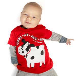 2024 - Infant T YODEL Holstein Red